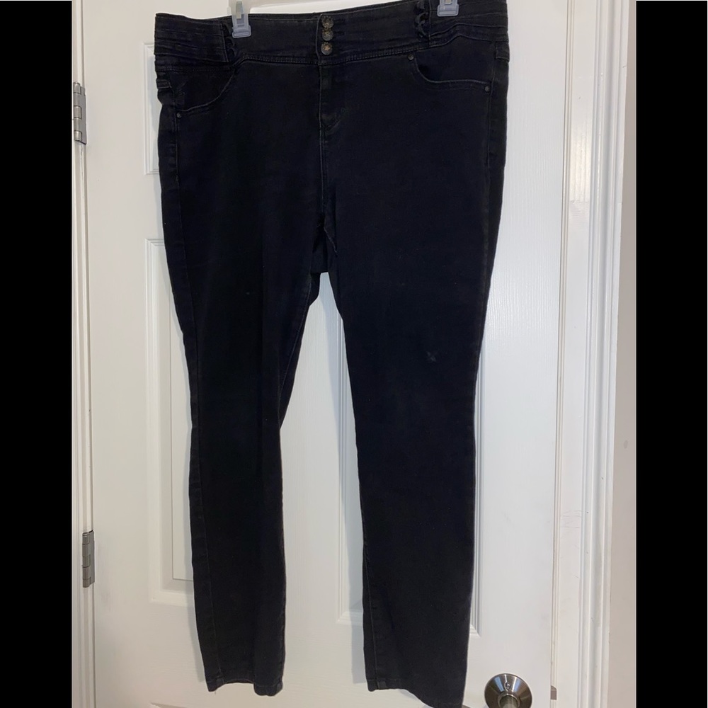 Blue Spice Black Jeans